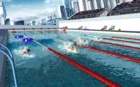 Corrida real da piscina - estação de natação 2018 Screen Shot 2