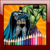 Super Hero Coloring Smart