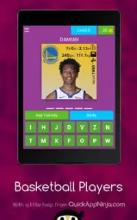 Basketball Players Guess Game Screen Shot 17