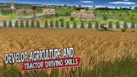 Real agricultura recolección tractor simulador 3D Screen Shot 3