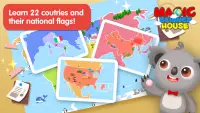 Preschool Geography Countries Kids Learn World Map Screen Shot 1