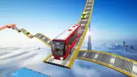Impossible Bus Tracks Stunts Coach Driving Sim Screen Shot 0