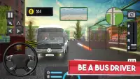 Real Ônibus Dirigindo Simulador Livre Screen Shot 0