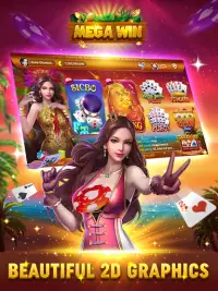 Mega Win - Slots,  Sabong,  Lucky 9 Screen Shot 0