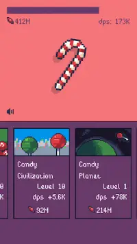 Candy Tap Clicker : Free Incremental Games Screen Shot 0