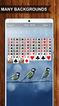 Freecell Solitaire Screen Shot 2