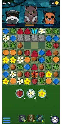 MiniAnimals - Play Fun Match 3 Puzzle Adventures Screen Shot 0