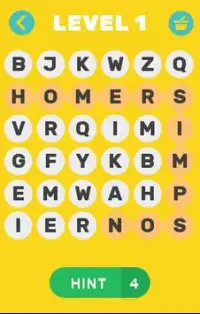 Word Search - The Simpsons Screen Shot 0