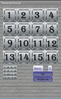 Fifteen Sliding Puzzle Screen Shot 0