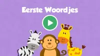 Eerste woordjes leren kids spelletje - GRATIS Screen Shot 0