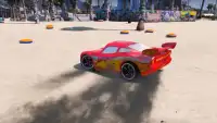 Superheroes Cars Lightning: Top Speed Racing Games Screen Shot 5
