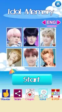 K-pop Memory Games : Idol Memory Test (with BTS ) Screen Shot 0