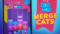 CATRIS - Merge Cat | Kitty Merging Game Screen Shot 5