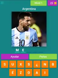 Adivina el Jugador Mundial de Rusia 2018 Screen Shot 12