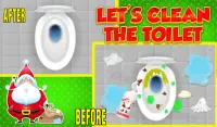 Christmas Doll House Cleaning Time-Girls Games Screen Shot 0