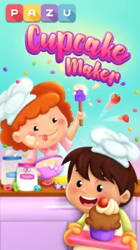 Cupcakes cooking and baking games for kids Screen Shot 0