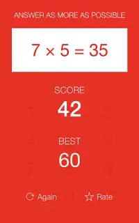 数学英雄 - 基本的な数学の競争ゲーム Screen Shot 2