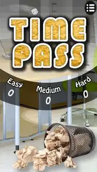 Paper Toss Time Pass Game Screen Shot 4