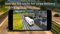 लॉरी ट्रक ट्रांसपोर्ट गेम्स Screen Shot 4