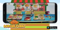 Burger Funny: Cook, Prepare Hamburgers Bar Screen Shot 5