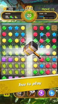 Jewels Hunter : Match 3 Jewels Puzzle Free Screen Shot 2