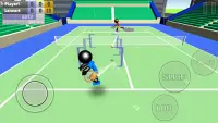Stickman 3D Tennis Screen Shot 2