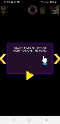 WormWalloo: Wall Breaker Worm Game Screen Shot 3