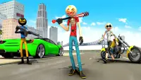 Gangster Bike Crime City Game Screen Shot 0