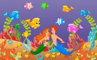 Kissing Game-Mermaid Love Fun Screen Shot 9