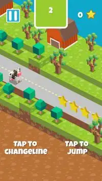 Crossy Animals Road : Rush Racing Screen Shot 1
