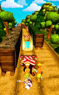 Subway Jungle dash Runner: Endless Run Rush Game Screen Shot 3