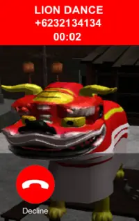 Lion Dance Call Simulator Screen Shot 2