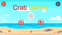 Crab dance on the beach Screen Shot 1
