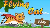 Talking Cat Fly Game Screen Shot 0