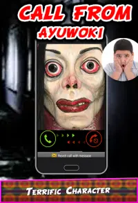 Ayuwoki no speaking Fake Call Simulator Screen Shot 2