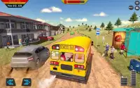 Off Road School Bus: simulador de conducción cuest Screen Shot 10