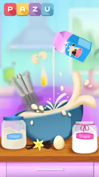 Cupcakes cozinhar e assar jogos para crianças Screen Shot 1