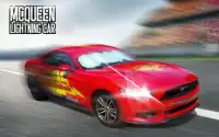 ماكوين البرق سيارة سباق Screen Shot 1
