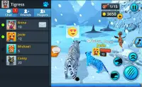 White Tiger Family Sim Online - Animal Simulator Screen Shot 7