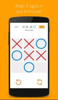 Games for 2 players Tic Tac Toe Screen Shot 0