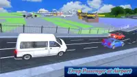 Crazy City Van Sim 3D:Public Transport Adventure Screen Shot 4