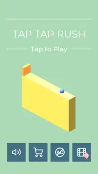 Tap Tap Rush - Play offline. Zigzag ball jump game Screen Shot 1