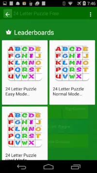 24 Letter Puzzle Free Screen Shot 4