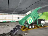 Flying Garbage Truck Simulator Screen Shot 11