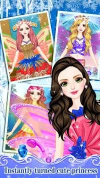 Makeover Cute Princess - Dress up Games for Kids Screen Shot 2