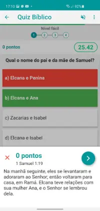 Quiz Bíblico - Perguntas e Respostas da Bíblia Screen Shot 2