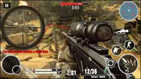 sniper 3d: permainan perang- T Screen Shot 0