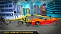 ATV Bike City Driving Sim 2019 Screen Shot 7