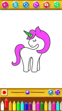 Coloring Horse Pony Beautiful Screen Shot 5