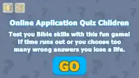 Online Application Quiz Children Screen Shot 0
